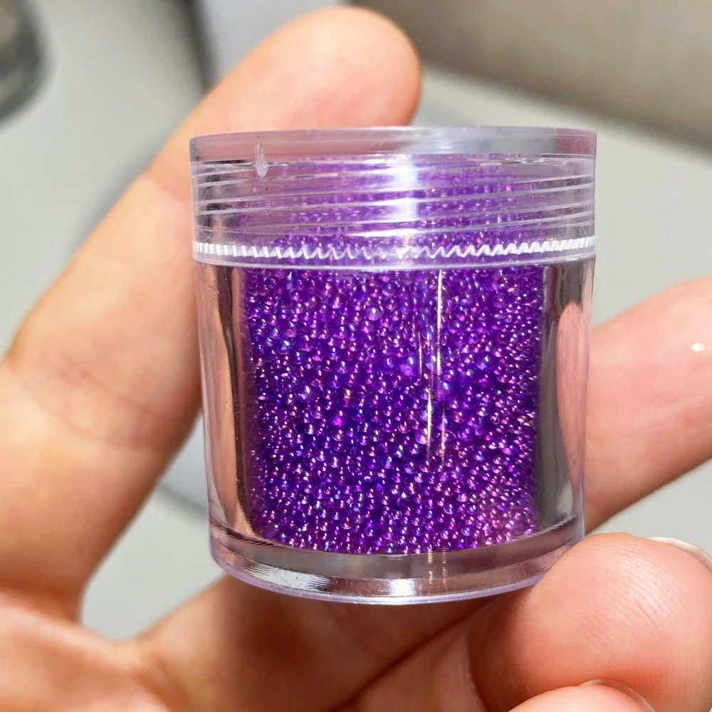 10g Caviar Beads Nail Art Decorations Colorful AB Glitter Crystal Glass Rhinestone MiniBead 0.6-0.8Mm 3D Micro Ball Accessories
10g Caviar Beads Nail Art Decorations Colorful AB Glitter Crystal Glass Rhinestone MiniBead 0.6-0.8Mm 3D Micro Ball Accessories