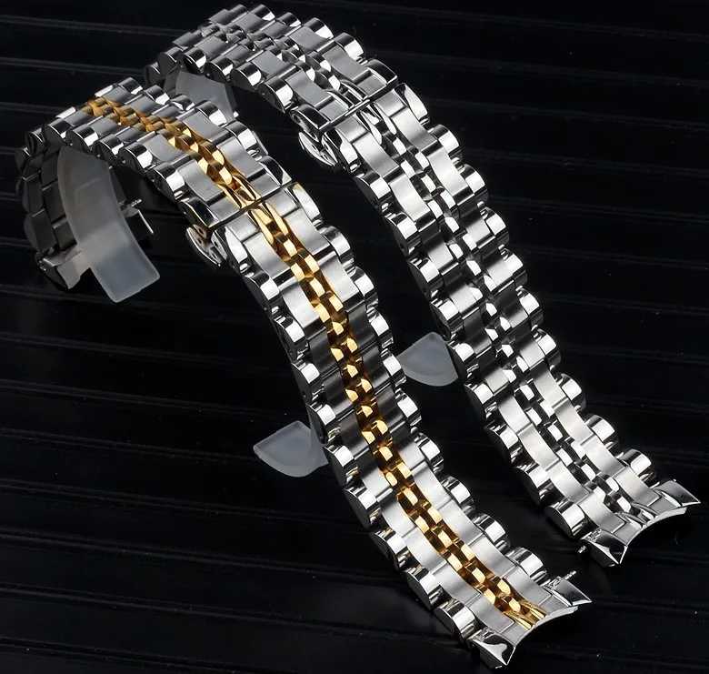 Stainless Steel Metal Strap Silver Watch Band 20mm Watch Band Double Fold Deployment Clasp Watch Buckle
Stainless Steel Metal Strap Silver Watch Band 20mm Watch Band Double Fold Deployment Clasp Watch Buckle
