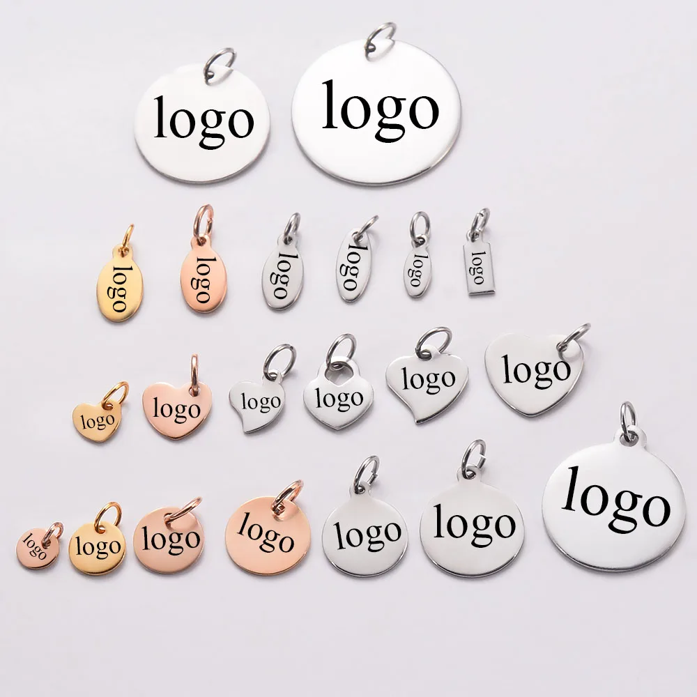 50Pcs/Lot Stainless Steel Blank Stamping Tags For Custom Logo Charms DIY For Necklace Jewelry Makings Wholsale
50Pcs/Lot Stainless Steel Blank Stamping Tags For Custom Logo Charms DIY For Necklace Jewelry Makings Wholsale