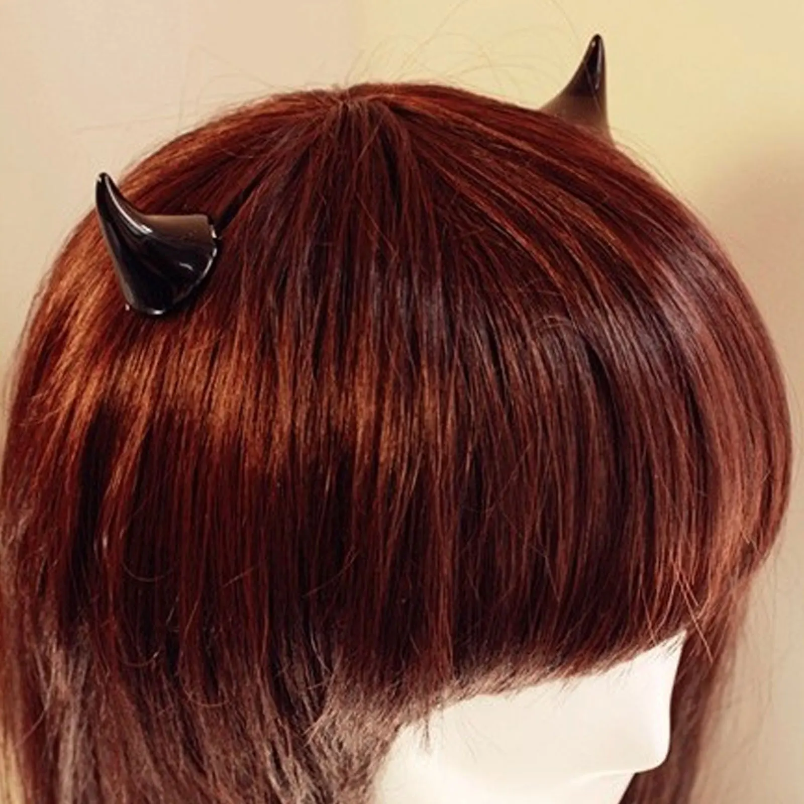 1 Pair Halloween Hairpins Party Cosplay Costume Small Demon Horn Hair Accessories Clip Pin | Красота и здоровье