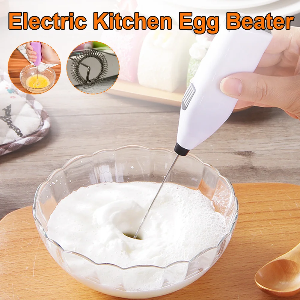 Mini Electric Egg Beater Handheld Stainless Steel Blender Hand Mixer for Egg Coffee Milk Juice Household Kitchen Egg Stirring
Mini Electric Egg Beater Handheld Stainless Steel Blender Hand Mixer for Egg Coffee Milk Juice Household Kitchen Egg Stirring