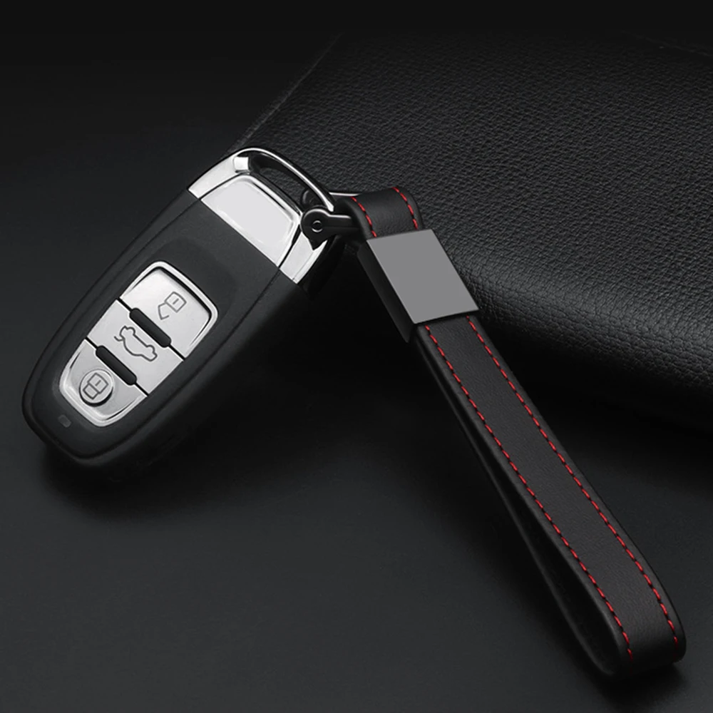 13cm Top Layer Leather Car Key Ring Chain Rope For HYUNDAI NISSAN TOYOTA KIA MAZDA LEXUS FORD Car Styling Decoration Accessories
13cm Top Layer Leather Car Key Ring Chain Rope For HYUNDAI NISSAN TOYOTA KIA MAZDA LEXUS FORD Car Styling Decoration Accessories