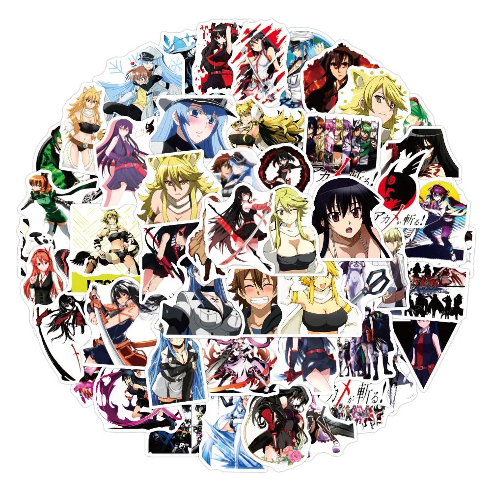 10/30/50 шт. Akame ga KILL! Аниме мультфильм Граффити наклейки DIY СКЕЙТБОРД гитара ноутбук