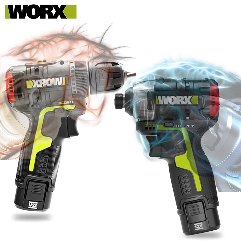 Worx 12V бесщеточная дрель WU130X WU132 ударная отвертка комбинированный набор с 2 шт литиевых батарей зарядное устройство сумка и набор инструменто...
Worx 12V бесщеточная дрель WU130X WU132 ударная отвертка комбинированный набор с 2 шт литиевых батарей зарядное устройство сумка и набор инструменто...