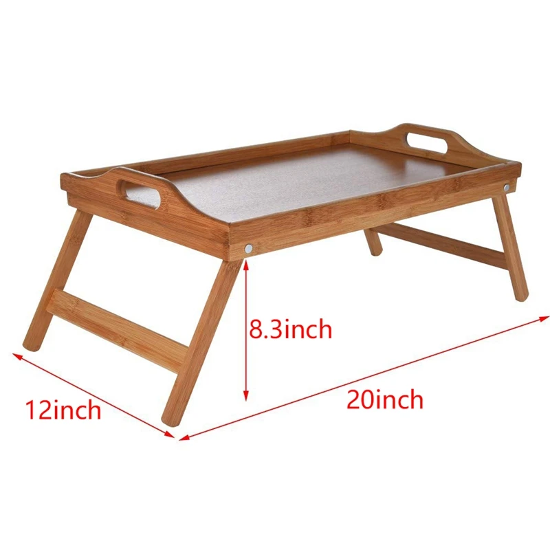 Natural Bamboo Breakfast Serving Tray with Handle Serving Breakfast in Bed or Use As a Tv Table Foldable Bed Table Laptop Desk
Natural Bamboo Breakfast Serving Tray with Handle Serving Breakfast in Bed or Use As a Tv Table Foldable Bed Table Laptop Desk