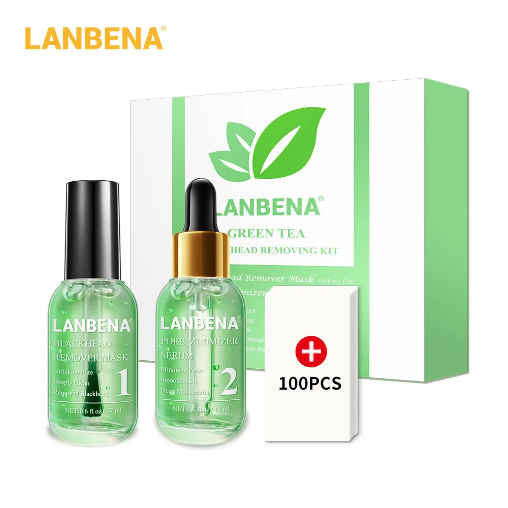 LANBENA Face Serum Blackhead Remover Shrinking Pore Acne Treatment Deep Cleaning Repair Firming Essence Beauty Skin Care Sets
LANBENA Face Serum Blackhead Remover Shrinking Pore Acne Treatment Deep Cleaning Repair Firming Essence Beauty Skin Care Sets