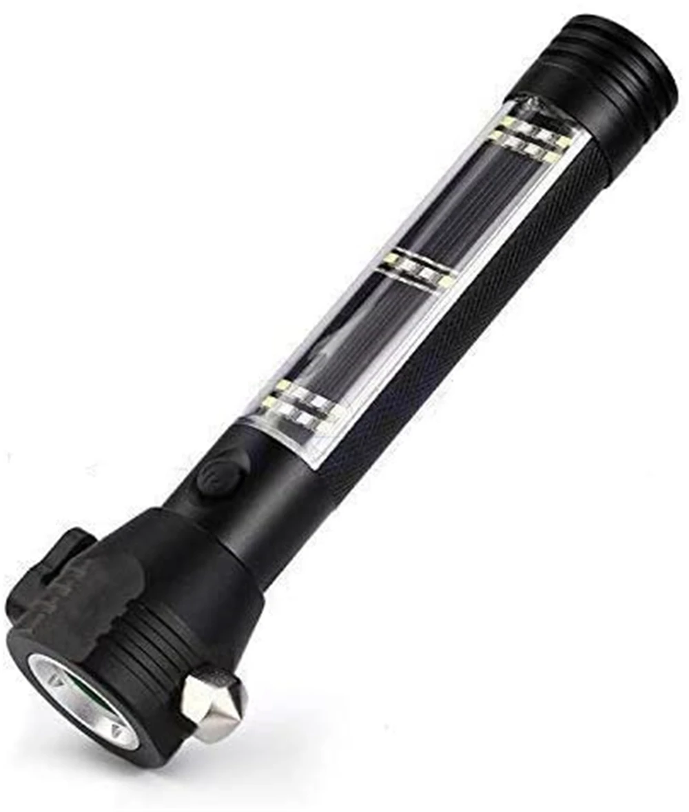 Portable Solar Powered LED USB Flashlight Safety Hammer Torch Light With Power Bank Magnet Survival Emergency Light
Portable Solar Powered LED USB Flashlight Safety Hammer Torch Light With Power Bank Magnet Survival Emergency Light