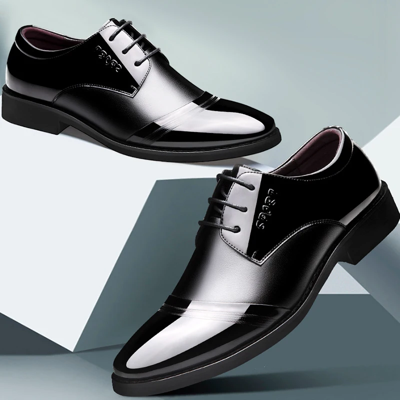 Italian Fashion Elegant Oxford Shoes For Mens Shoes Men Formal Shoes Leather Men Dress Loafers Man Lace Up Masculino
Italian Fashion Elegant Oxford Shoes For Mens Shoes Men Formal Shoes Leather Men Dress Loafers Man Lace Up Masculino