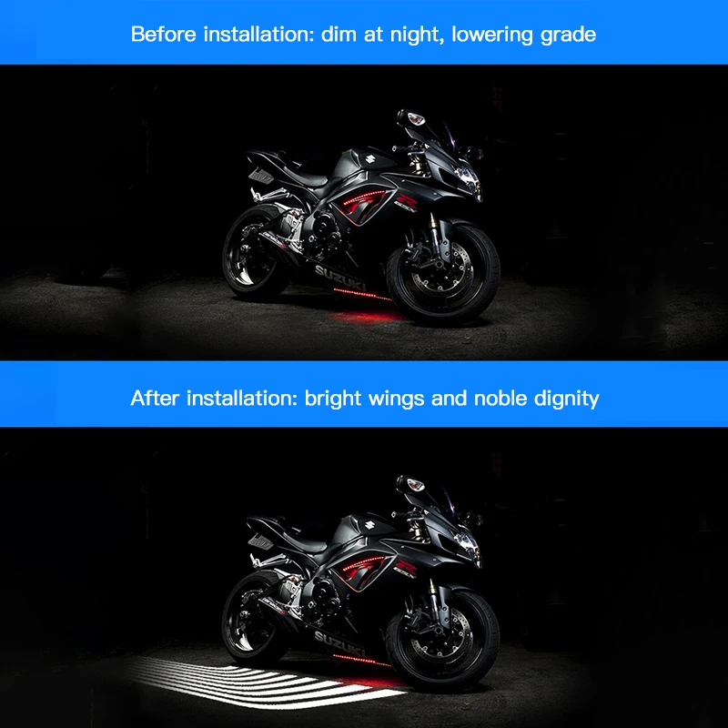 Universele Motorfiets Projectielamp Vleugels Van De Engel Motorfiets Modificatie Onderdelen Accessoires Motorfiets Led
Universele Motorfiets Projectielamp Vleugels Van De Engel Motorfiets Modificatie Onderdelen Accessoires Motorfiets Led