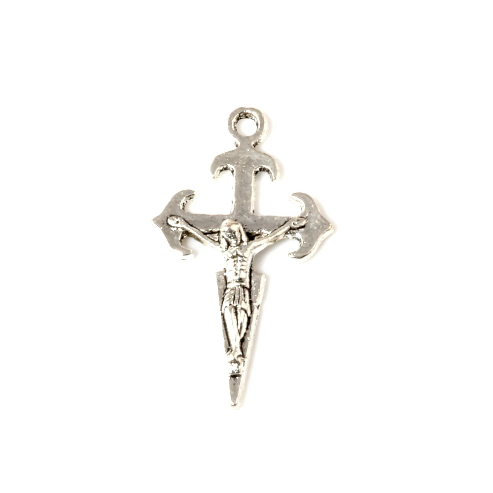 20Pcs Jesus Christ Crucifix Cross Charm Pendants For Jewelry Making Bracelet Necklace DIY Accessories 16.5x29mm A-247
20Pcs Jesus Christ Crucifix Cross Charm Pendants For Jewelry Making Bracelet Necklace DIY Accessories 16.5x29mm A-247