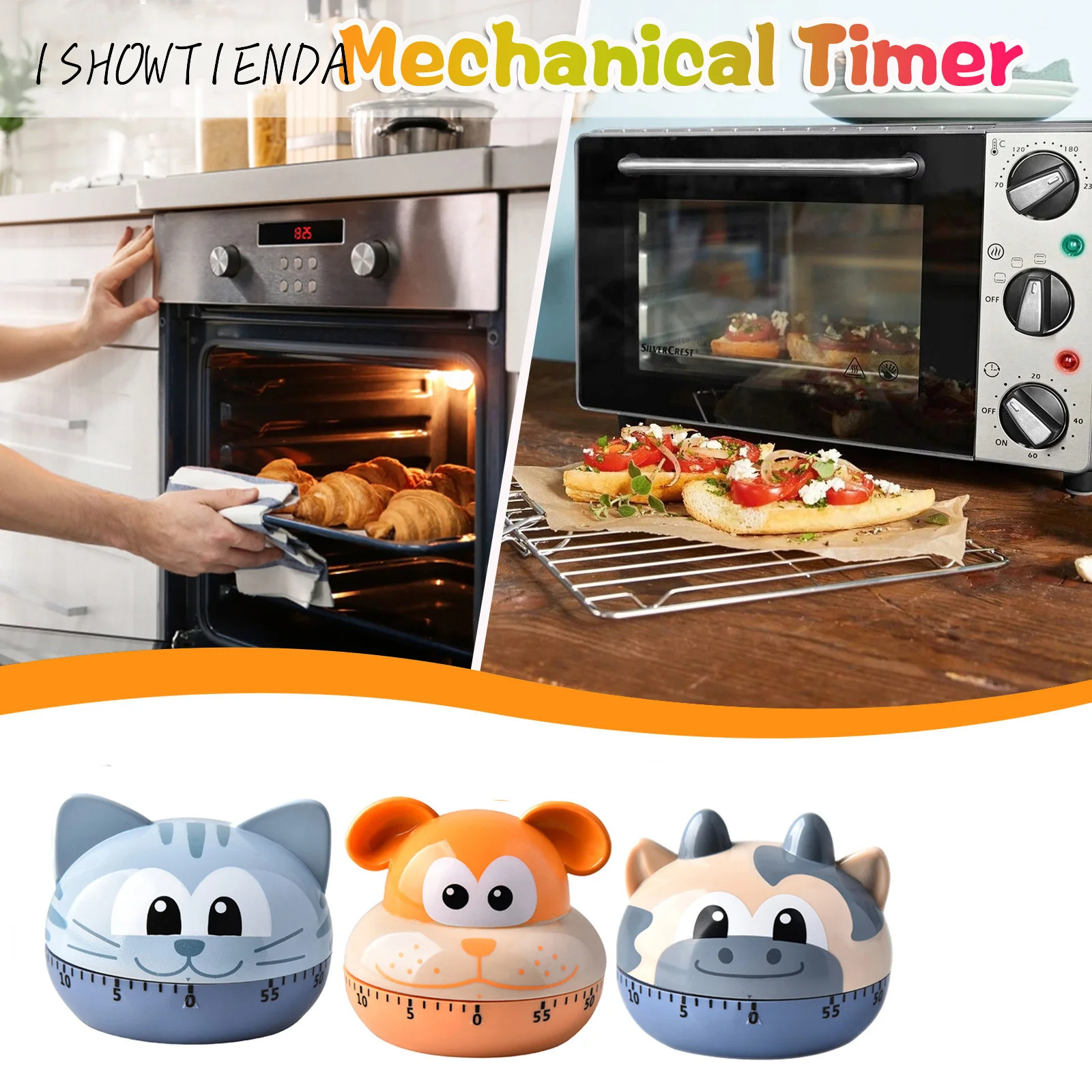 Timer Kitchen 60 Minute Cartoon Timer Kitchen Timer Timer Mechanical Home Decoration Fried Steak Stew Food Multifunction Tools
Timer Kitchen 60 Minute Cartoon Timer Kitchen Timer Timer Mechanical Home Decoration Fried Steak Stew Food Multifunction Tools