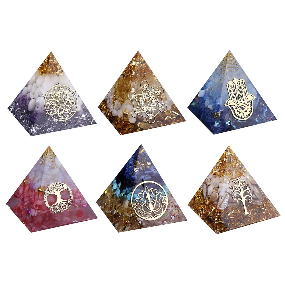 5cm Natural Stone Orgonite Pyramid Crystals Orgone Energy Generator Healing Reiki Chakra Meditation Desk Ornaments Crafts
5cm Natural Stone Orgonite Pyramid Crystals Orgone Energy Generator Healing Reiki Chakra Meditation Desk Ornaments Crafts