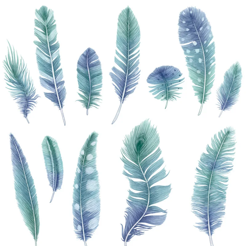 Blue Feather Wall Stickers Living Room Sofa TV Backdrop Decal Bedroom Bedside Door Stickers Decoration Porch PVC Wallpaper Mural 
Blue Feather Wall Stickers Living Room Sofa TV Backdrop Decal Bedroom Bedside Door Stickers Decoration Porch PVC Wallpaper Mural