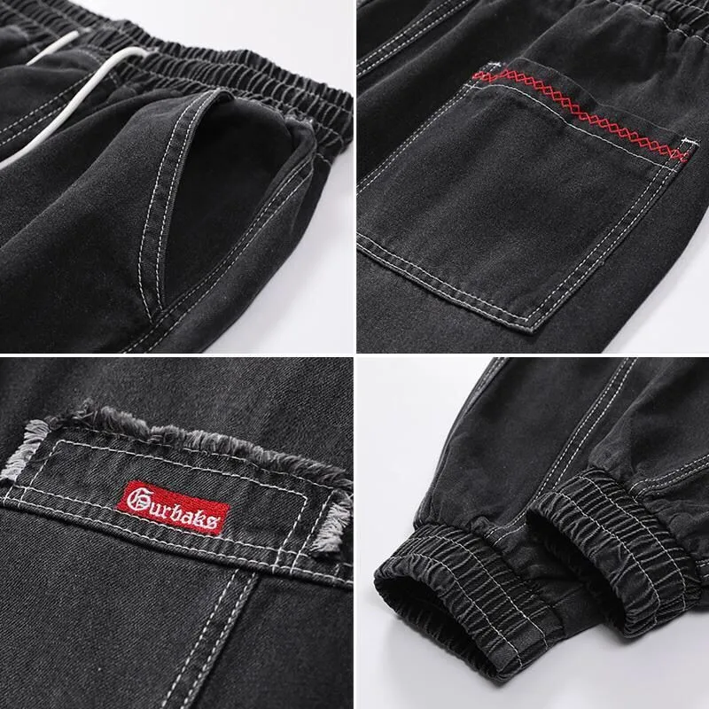 Streetwear Hip Hop Cargo Pants Men's jeans Cargo Pants Elastic Harun pants Joggers Pants In Autumn and Winter sweatpants men
Streetwear Hip Hop Cargo Pants Men's jeans Cargo Pants Elastic Harun pants Joggers Pants In Autumn and Winter sweatpants men