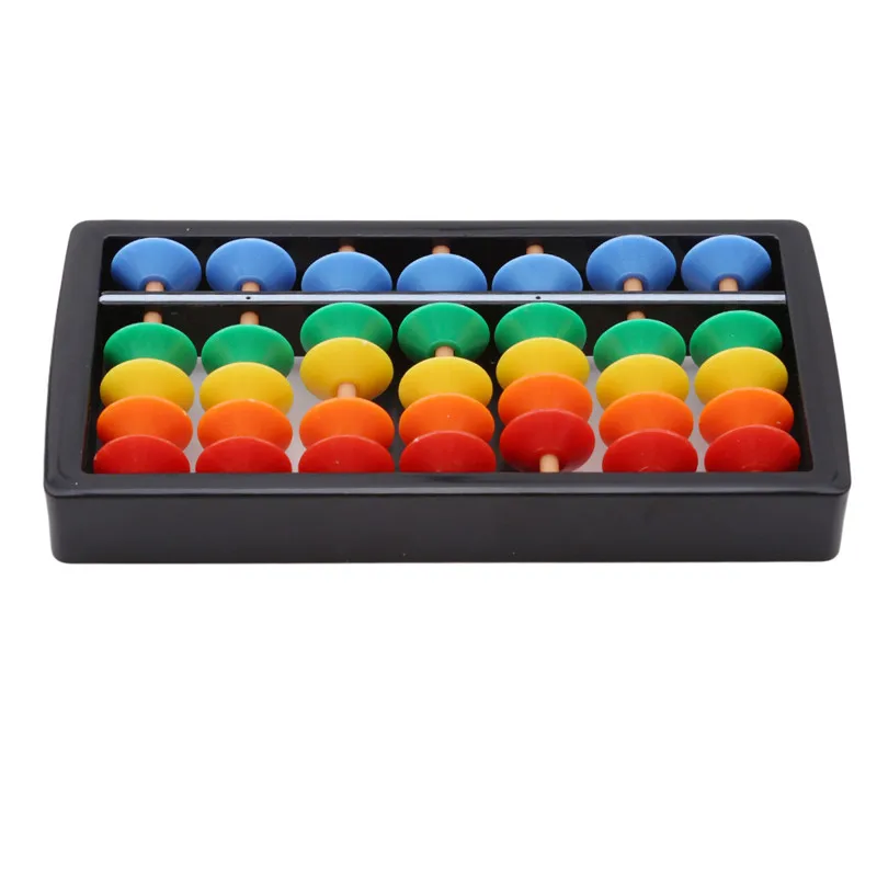 Plastic Abacus Arithmetic 7 Digits Kids Maths Calculating Tools Chinese Abacus Toys Abacus Educational Small Size 1x6cm
Plastic Abacus Arithmetic 7 Digits Kids Maths Calculating Tools Chinese Abacus Toys Abacus Educational Small Size 1x6cm