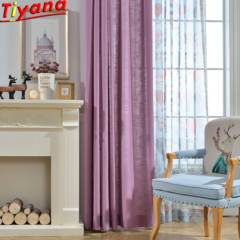 Solid Purple Curtains for Living Room Green Solid Curtain Fabrics Simple and Elegant Pastoral Curtains for Window WP414b#40
Solid Purple Curtains for Living Room Green Solid Curtain Fabrics Simple and Elegant Pastoral Curtains for Window WP414b#40