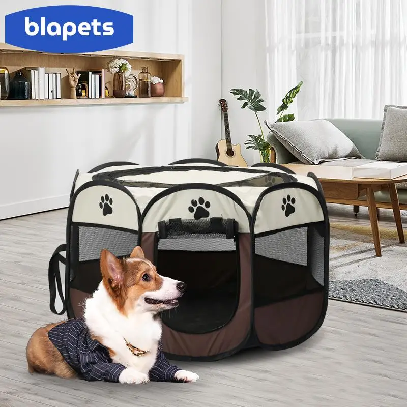 Portable Pet Cage Folding Pet Tent Outdoor Dog House Octagon Cage For Cat Indoor Playpen Puppy Cats Kennel Easy Operation
Portable Pet Cage Folding Pet Tent Outdoor Dog House Octagon Cage For Cat Indoor Playpen Puppy Cats Kennel Easy Operation
