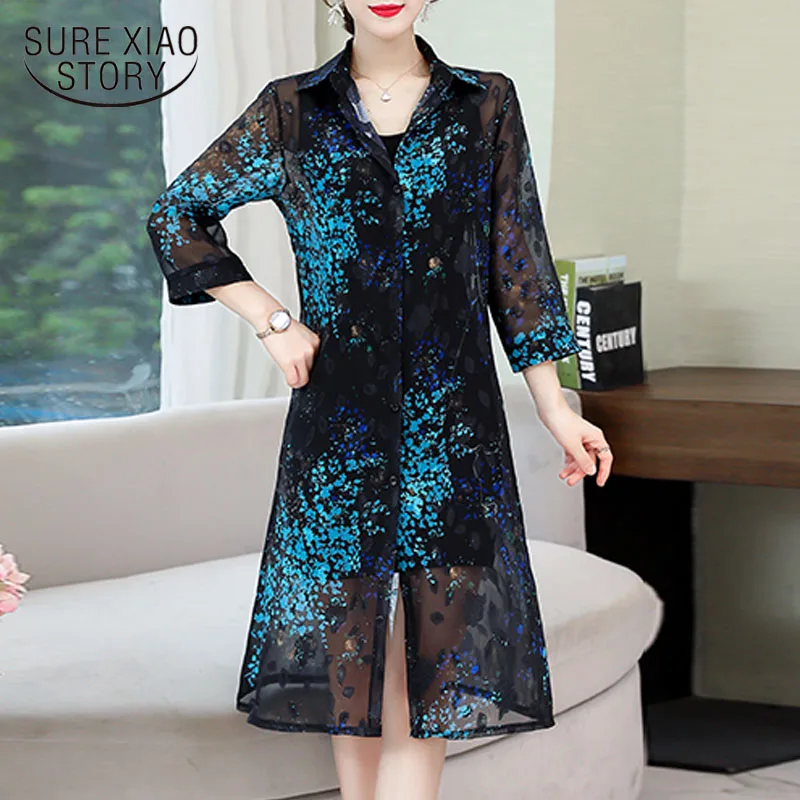 2021 Summer Long Sleeve Chiffon Blouse Cardigan Print Street wear Shirts Women Long Blouse Women Sun Protection Clothing 9128
2021 Summer Long Sleeve Chiffon Blouse Cardigan Print Street wear Shirts Women Long Blouse Women Sun Protection Clothing 9128