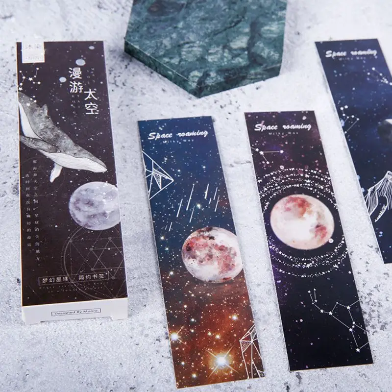 30pcs Planet Bookmarks Paper Page Notes Label Message Card Book Marker School Supplies Stationery
30pcs Planet Bookmarks Paper Page Notes Label Message Card Book Marker School Supplies Stationery