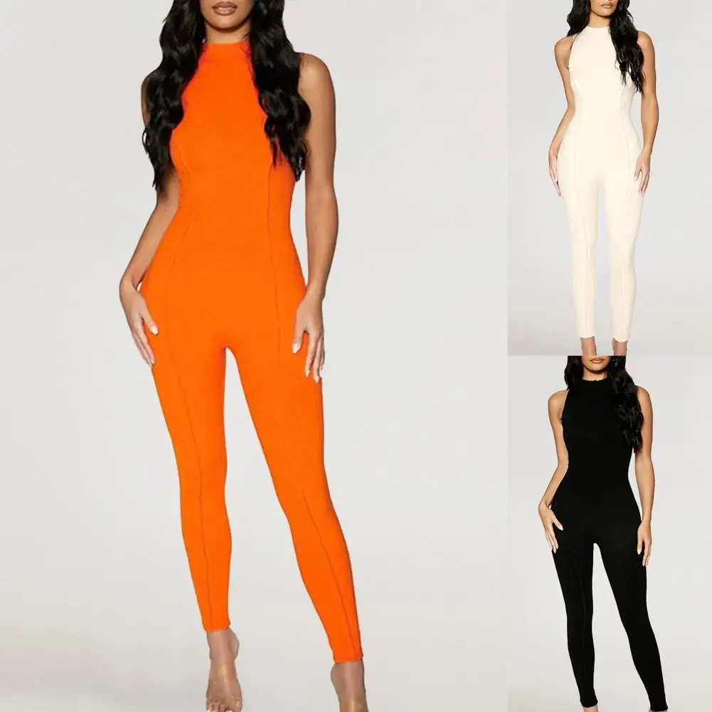 Dropshipping Women Summer Sleeveless Patchwork Bodycon Soild Color Jumpsuit Overall 2021 Female Clothing Streetwear Sportswear
Dropshipping Women Summer Sleeveless Patchwork Bodycon Soild Color Jumpsuit Overall 2021 Female Clothing Streetwear Sportswear