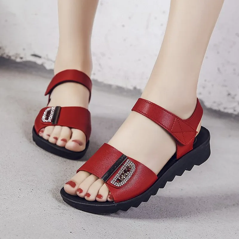 ZZPOHE summer new women's sandals casual wild student sandals flat heel soft bottom non-slip Velcro women's sandals
ZZPOHE summer new women's sandals casual wild student sandals flat heel soft bottom non-slip Velcro women's sandals