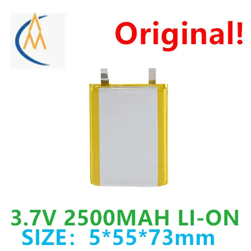 Оптовая продажа, литиевая батарея большой емкости 505573 2500 мАч 3,7 в
Оптовая продажа, литиевая батарея большой емкости 505573 2500 мАч 3,7 в
