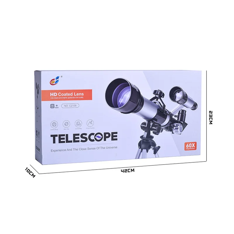 Professional stargazing students high-powered high-definition telescope children's scientific experiment astronomical telescope
Professional stargazing students high-powered high-definition telescope children's scientific experiment astronomical telescope