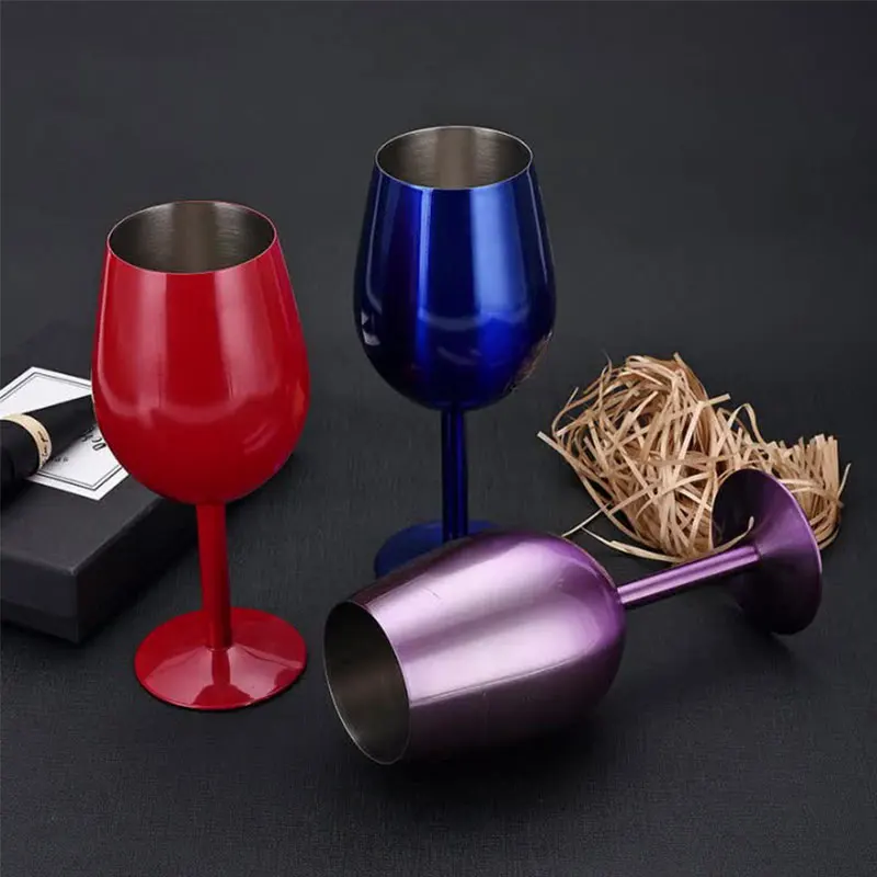 Stainless Steel Wine Glass Goblets Juice Drink Champagne Goblet Cocktail Glasses Whiskey Cup Party Barware Kitchen Tools
Stainless Steel Wine Glass Goblets Juice Drink Champagne Goblet Cocktail Glasses Whiskey Cup Party Barware Kitchen Tools