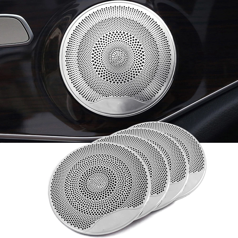 4pcs Car Door Speaker Audio Trim Cover For Mercedes Benz AMG C E Class W205 W213 GLC Loudspeaker Player 3D Sticker Accessories
4pcs Car Door Speaker Audio Trim Cover For Mercedes Benz AMG C E Class W205 W213 GLC Loudspeaker Player 3D Sticker Accessories