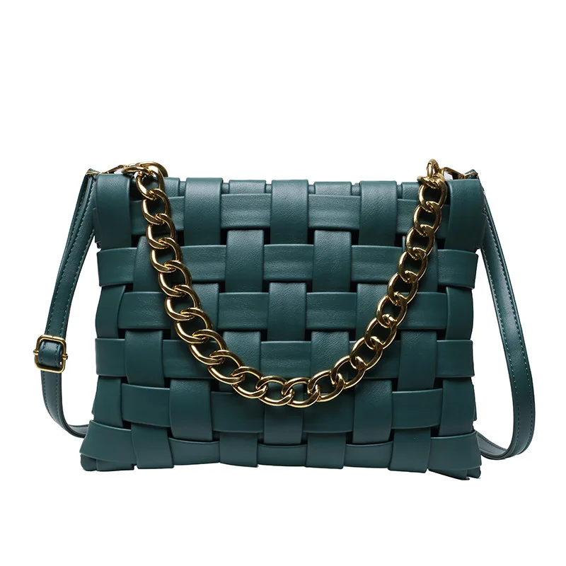 Unique Design Baguette Bags for Women 2020 New Trend Popular Crossbody Bag Fashion Wild Chain Woven Leather Women's Shoulder Bag
Unique Design Baguette Bags for Women 2020 New Trend Popular Crossbody Bag Fashion Wild Chain Woven Leather Women's Shoulder Bag