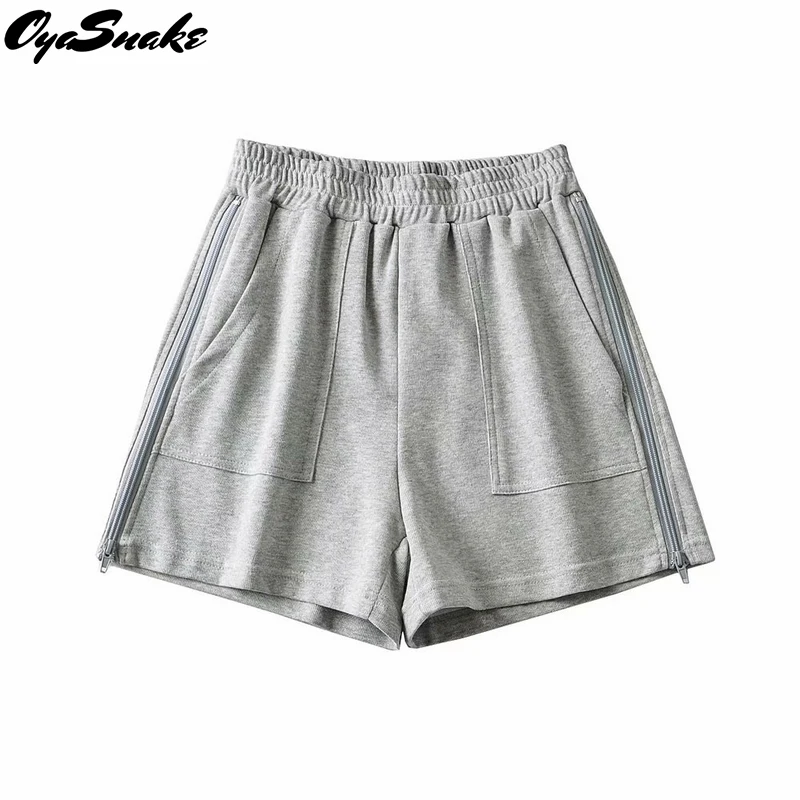 Oyasnake Summer Sports Shorts 2021 Hot Women's Ladies Elastic Waist Pocket Zipper Split Solid New Casual Loose Mini Pants
Oyasnake Summer Sports Shorts 2021 Hot Women's Ladies Elastic Waist Pocket Zipper Split Solid New Casual Loose Mini Pants