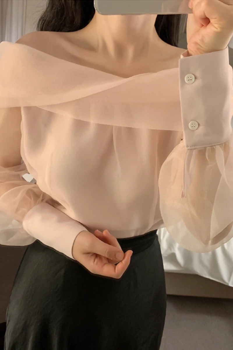 Women Elegant Mesh Tops See Through Shirts Mesh Puff Sleeve Blouse Elegant Party Square Neck Clubwear Blouses Female Blusas
Women Elegant Mesh Tops See Through Shirts Mesh Puff Sleeve Blouse Elegant Party Square Neck Clubwear Blouses Female Blusas