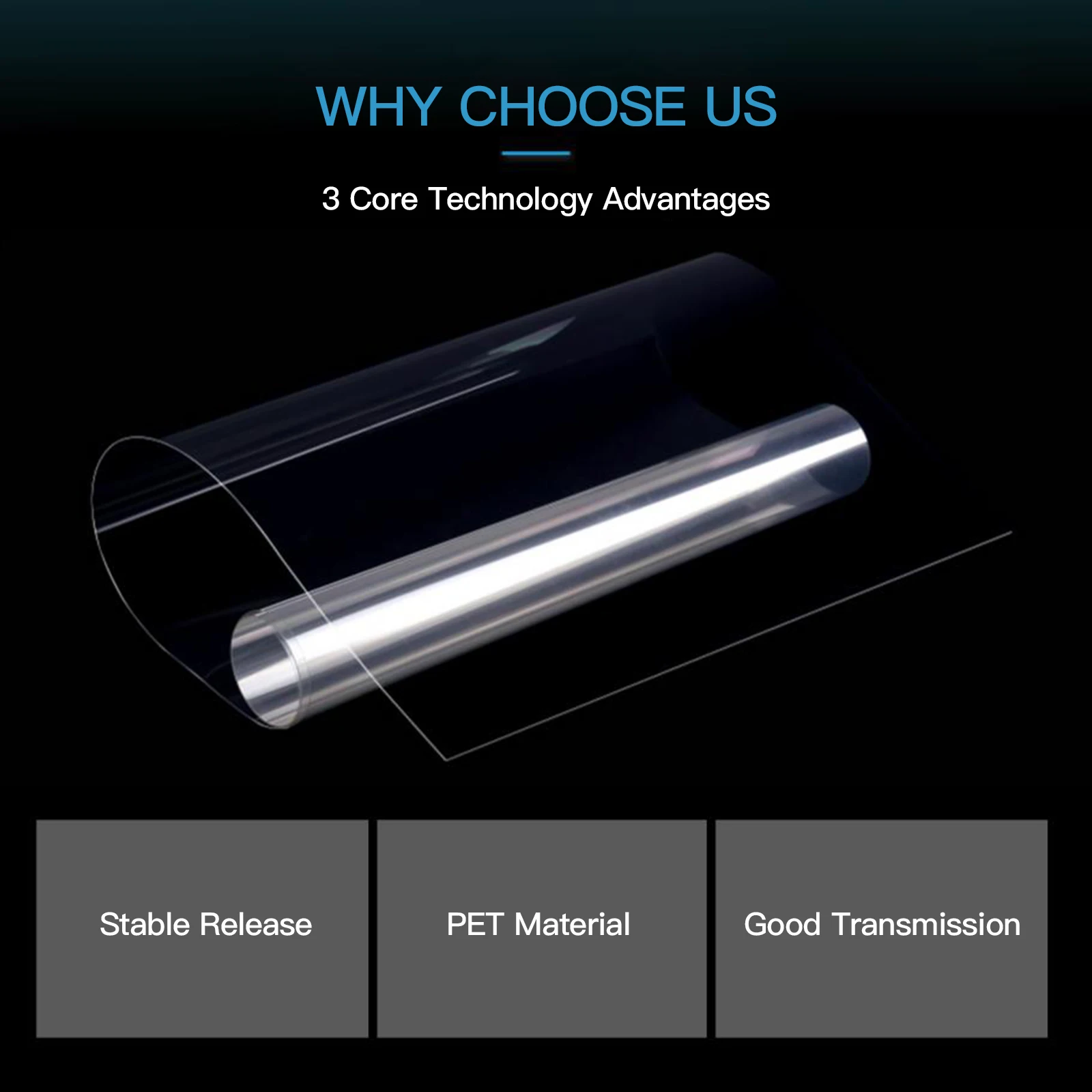 Aibecy 1pc 200*140mm High Transmittance 3d printer parts Light-Curing FEP Release Film Compatible with 5.5 Inch LCD 3D Printer
Aibecy 1pc 200*140mm High Transmittance 3d printer parts Light-Curing FEP Release Film Compatible with 5.5 Inch LCD 3D Printer