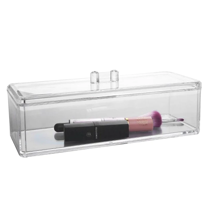 Acrylic Storage Box With Lid Transparent Makeup Brush Organizer Jewelry Storage Case With Shell Cosmetic Organizer 23*9*8.8cm
Acrylic Storage Box With Lid Transparent Makeup Brush Organizer Jewelry Storage Case With Shell Cosmetic Organizer 23*9*8.8cm