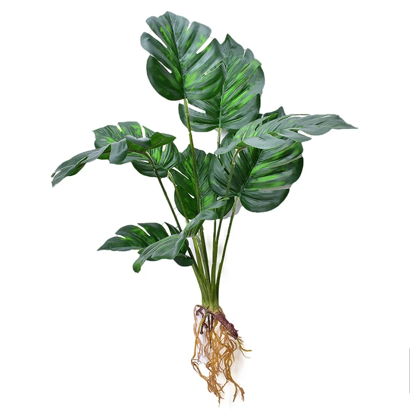 45cm 9 Heads Tropical Monstera Artificial Tree Bouquet Fake Palm Leaves Plastic Hydroponic Plants For Home Garden Office Decor
45cm 9 Heads Tropical Monstera Artificial Tree Bouquet Fake Palm Leaves Plastic Hydroponic Plants For Home Garden Office Decor