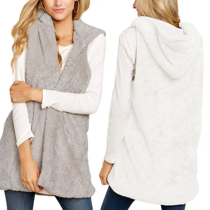 Повседневное пальто, куртка из искусственного меха, модные женские жилеты, Зимняя женская теплая верхняя одежда с капюшоном, Женское пальто... 
Повседневное пальто, куртка из искусственного меха, модные женские жилеты, Зимняя женская теплая верхняя одежда с капюшоном, Женское пальто...