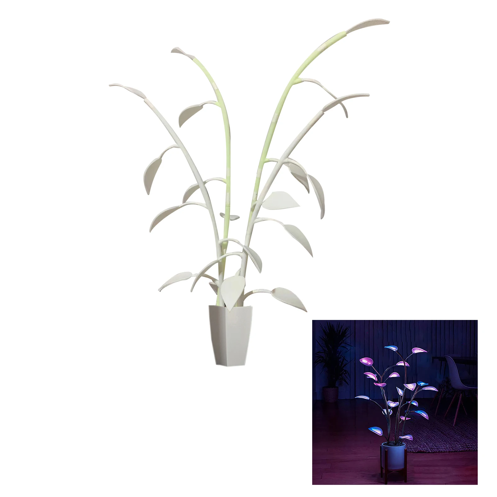 The Magical Led Houseplant Indoor Color Luminous Green Plant Plastic Artificial Houseplant Bonsai Plant Lamp Led Programmable 
The Magical Led Houseplant Indoor Color Luminous Green Plant Plastic Artificial Houseplant Bonsai Plant Lamp Led Programmable