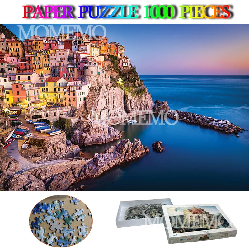 Manarola 1000 Pieces Landscape Jigsaw Puzzle Italy Famous Scenery Paper Puzzles Toys 1000 Pieces Adults Kids DIY Assemble Puzzle
Manarola 1000 Pieces Landscape Jigsaw Puzzle Italy Famous Scenery Paper Puzzles Toys 1000 Pieces Adults Kids DIY Assemble Puzzle