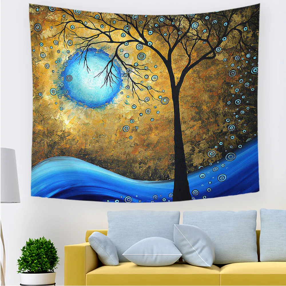 Trees Wall Tapestry Mandala High Quality Polyester Mandala Boho Hippie Wall Hanging for Living Room Art Carpet Life Wall
Trees Wall Tapestry Mandala High Quality Polyester Mandala Boho Hippie Wall Hanging for Living Room Art Carpet Life Wall