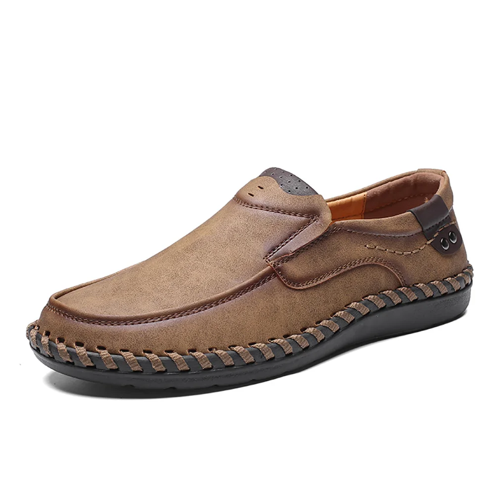 New Men's Loafers Casual Flat Driving Boat Shoes Leather Oversized Large Size 48 Brown Comfortable Home Cheap Lightweight Sellin
New Men's Loafers Casual Flat Driving Boat Shoes Leather Oversized Large Size 48 Brown Comfortable Home Cheap Lightweight Sellin
