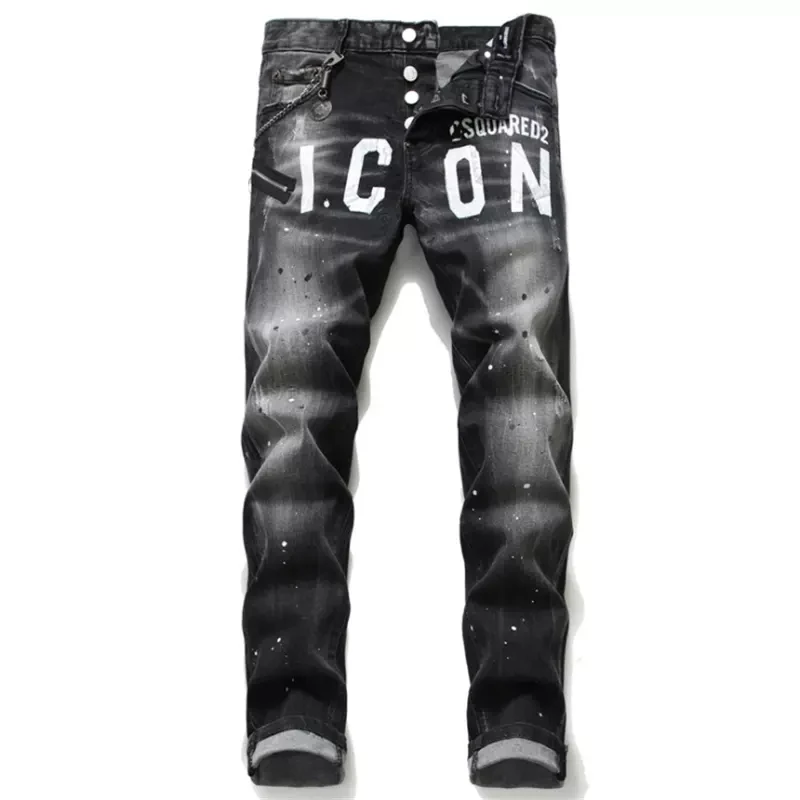 New Dsquared2 Brand Jeans Men fashion Pants Denim Trousers Black hole Pencil Pants straight leg jeans jogger jeans for men
New Dsquared2 Brand Jeans Men fashion Pants Denim Trousers Black hole Pencil Pants straight leg jeans jogger jeans for men