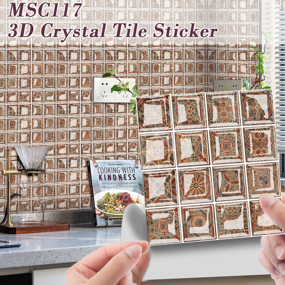 3D Self-adhesive Removable Mosaic Tile Diy Wall Sticker Tile Wall Paper Home Decoration Accessories For Kitchen Bathroom Cozinha
3D Self-adhesive Removable Mosaic Tile Diy Wall Sticker Tile Wall Paper Home Decoration Accessories For Kitchen Bathroom Cozinha