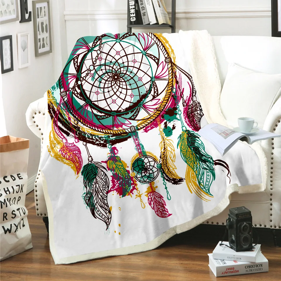 New Colorful 3D Feather Dream Printed Fleece Blanket For Beds Thick Quilt Fashion Bedspread Sherpa Throw Blanket Adults Kids
New Colorful 3D Feather Dream Printed Fleece Blanket For Beds Thick Quilt Fashion Bedspread Sherpa Throw Blanket Adults Kids