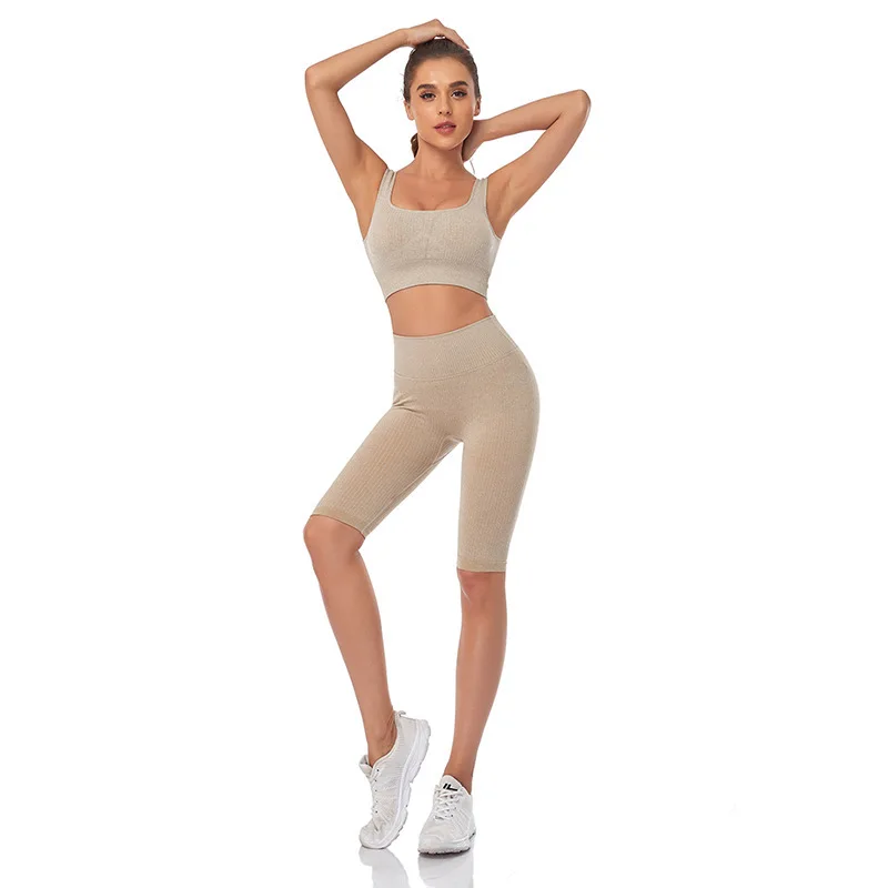 Seamless Yoga Set Workout Clothes For Women Ribbed Gym Set 2 Piece Sport Set Women Sports Bras Yoga Shorts Women Gym Clothing
Seamless Yoga Set Workout Clothes For Women Ribbed Gym Set 2 Piece Sport Set Women Sports Bras Yoga Shorts Women Gym Clothing