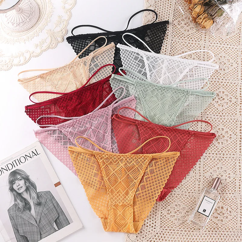 Sexy Lace Panties Womens Transparent Low Waist Briefs Hollow Out Underwear Female Underpant Seamless Lingerie
Sexy Lace Panties Womens Transparent Low Waist Briefs Hollow Out Underwear Female Underpant Seamless Lingerie