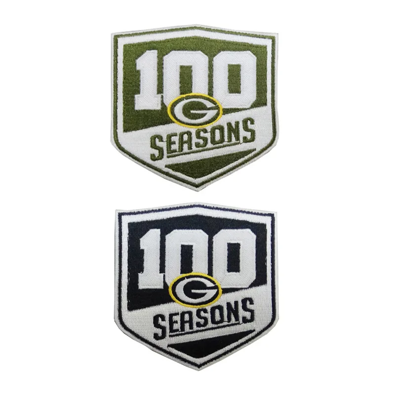 10 шт./лот модная вышитая нашивка с надписью сезоны зеленая черная украшение для одежды Швейные аксессуары рукоделие аппликация сделай сам