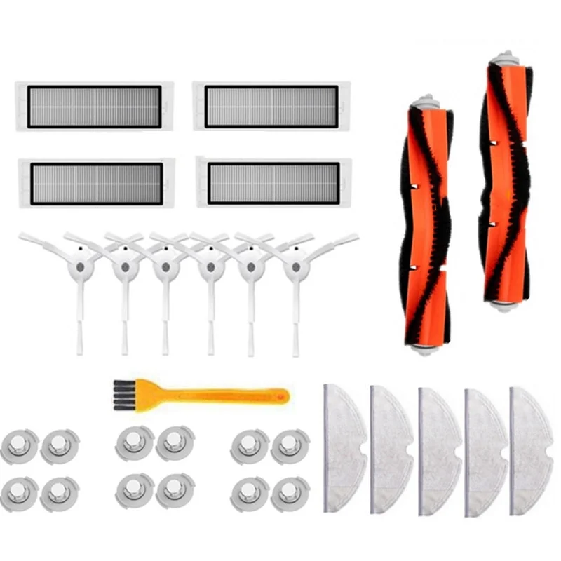 for Xiaomi Roborock S50 S51 S5 S6 Vacuum Cleaner Parts Side Brush+HEPA Filter+Main Brush+Mop Cloths Roborock Accessories
for Xiaomi Roborock S50 S51 S5 S6 Vacuum Cleaner Parts Side Brush+HEPA Filter+Main Brush+Mop Cloths Roborock Accessories