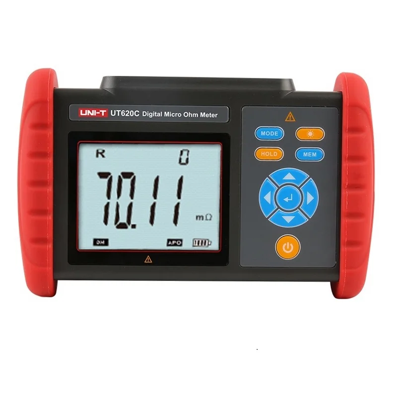 Digital DC Low Resistance Meter Equipotential test Micro ohmmeter Ohmmeter connectors, contact resistances of relays UT620C
Digital DC Low Resistance Meter Equipotential test Micro ohmmeter Ohmmeter connectors, contact resistances of relays UT620C