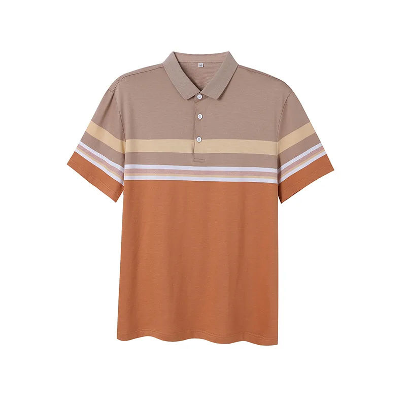 Paul shepherd short sleeve t-shirt men's Mercerized Cotton Lapel stripe summer new men's business casual polo shirt
Paul shepherd short sleeve t-shirt men's Mercerized Cotton Lapel stripe summer new men's business casual polo shirt