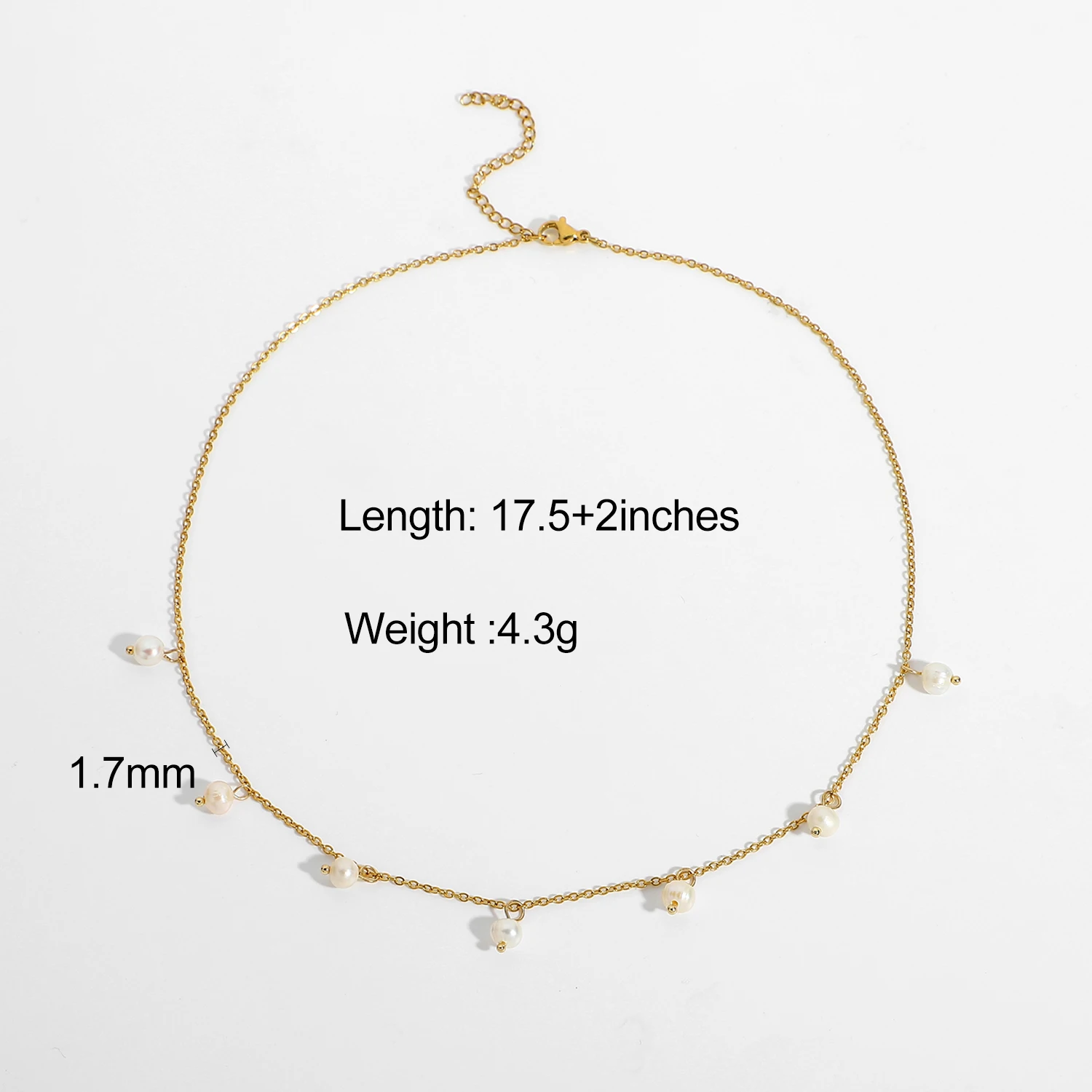 Luxury Elegant Freshwater Pearl Pendant Stainless Steel Necklace For Women Popular Stacked Choker Necklaces Summer Accessories
Luxury Elegant Freshwater Pearl Pendant Stainless Steel Necklace For Women Popular Stacked Choker Necklaces Summer Accessories